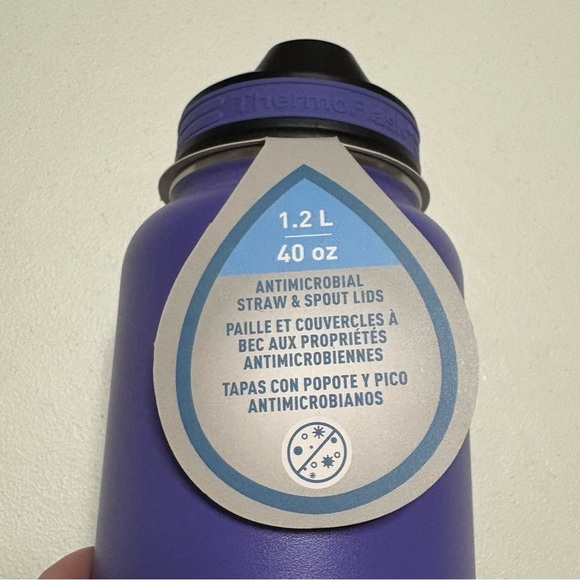 Purple Water Bottle - 40 oz - Picture 2 of 5